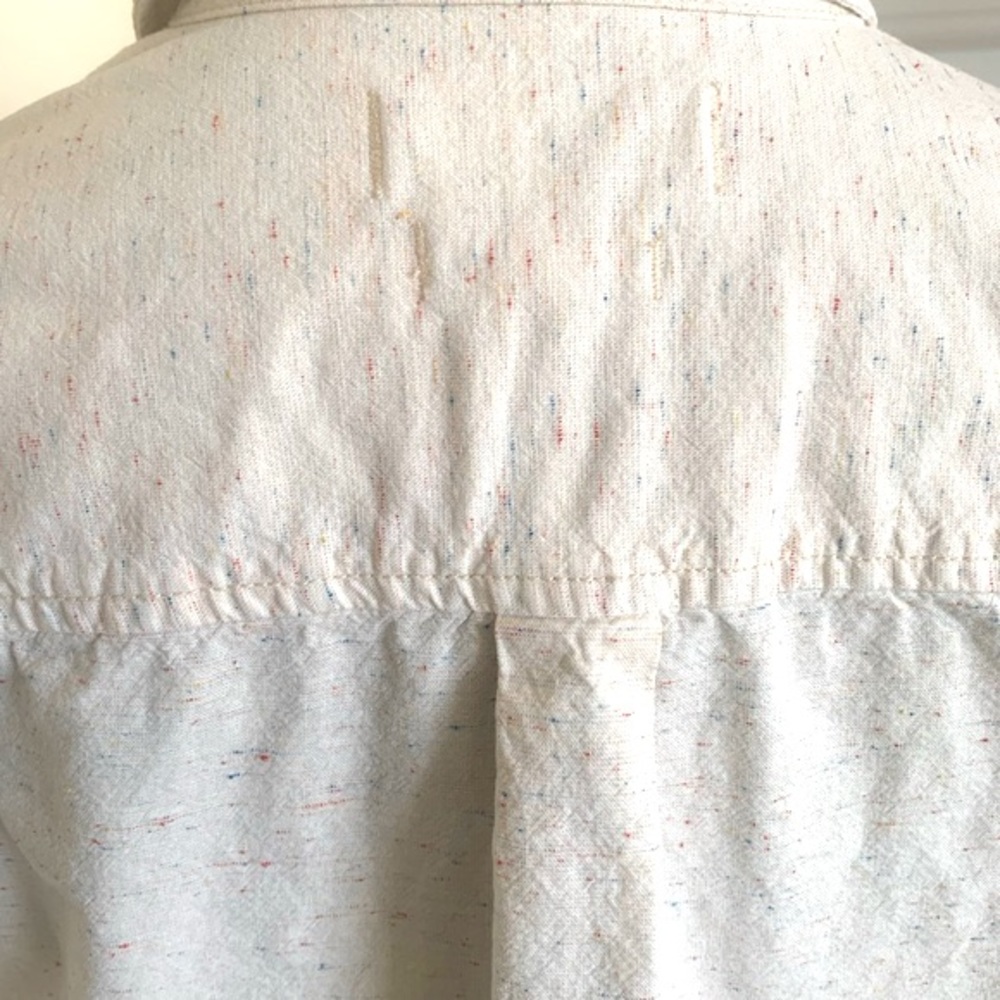 Madewell Cream Button Down Long Sleeves Shirt - Picture 7 of 10